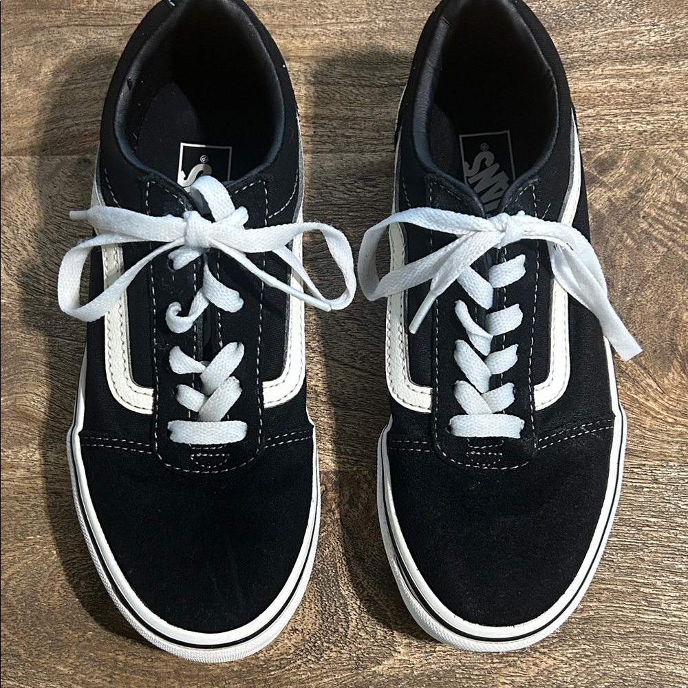 Vans Classic Black and White Sneakers